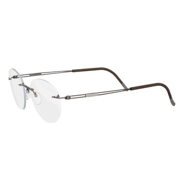 Silhouette 5521 EP TNG 2018 Eyeglasses | Coffee Brown | 48-20-145 | Unisex - Picture 6 of 10